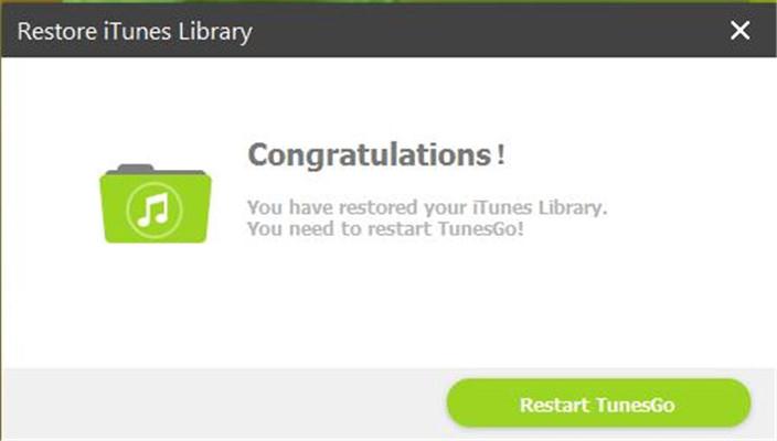 backup restore data on iTunes library