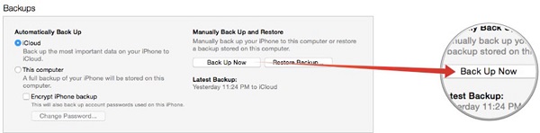 backup and restore iPhone whatsapp by iTunes