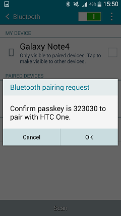 transfer Files between from Android to Android with Bluetooth