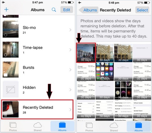 erase deleted photos on iPhone