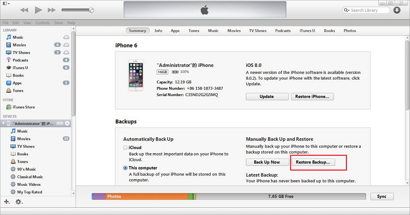 Fix iPhone iPad White Screen of Death via iTunes