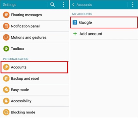 Delete Gmail from Android Phone