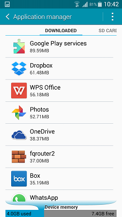 Obtain More Internal Storage from Android