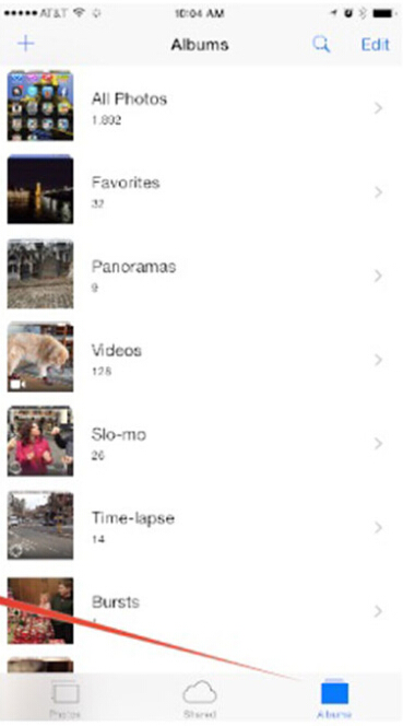 recover deleted albums on iphone