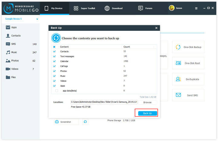 transfer contacts between Samsung and PC