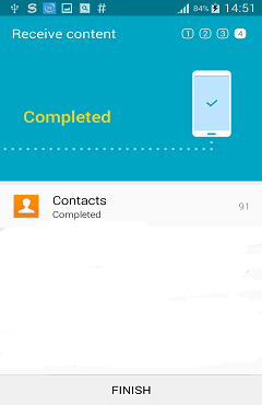 Copy Samsung contacts with Samsung Smart Switch