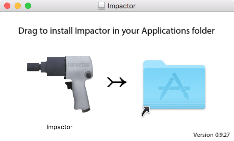 Drag Cydia Impactor to Applications folder