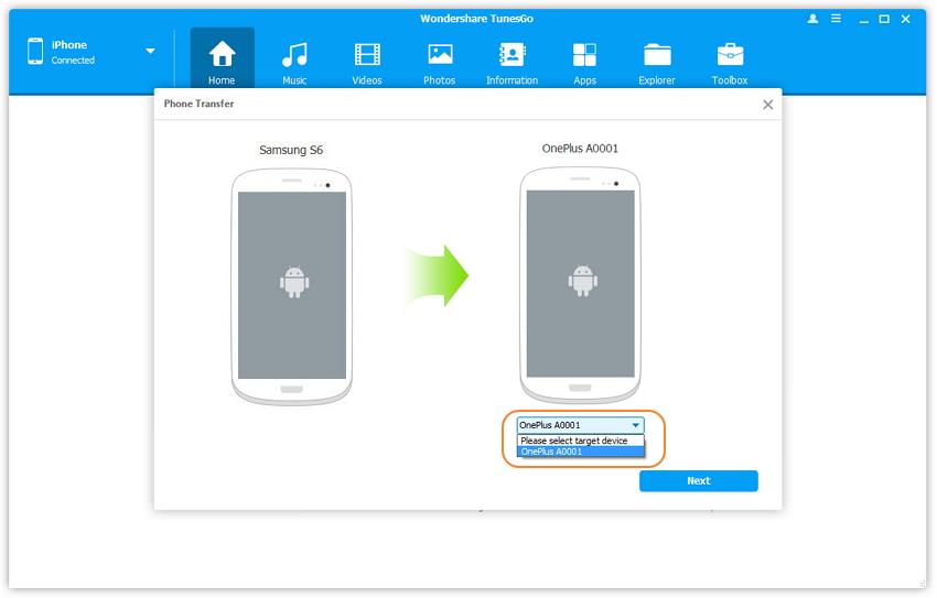 transfer music from Android to Huawei P9