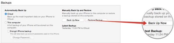 backup and restore iPhone whatsapp by iTunes