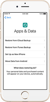 backup restore iphone contacts by iTunes