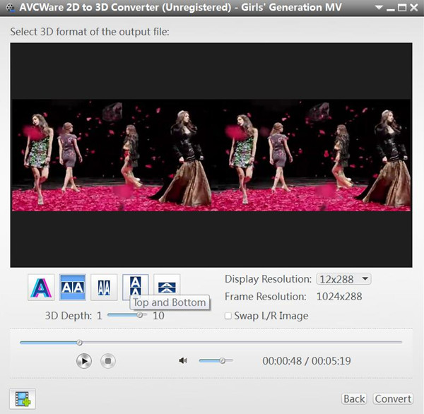 convert 2D video to 3D