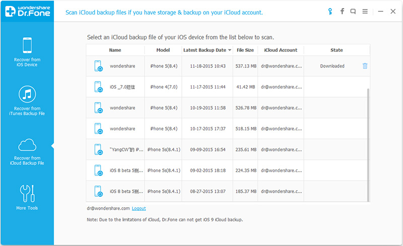 Recover iPhone Data from iCloud after Factory Reset