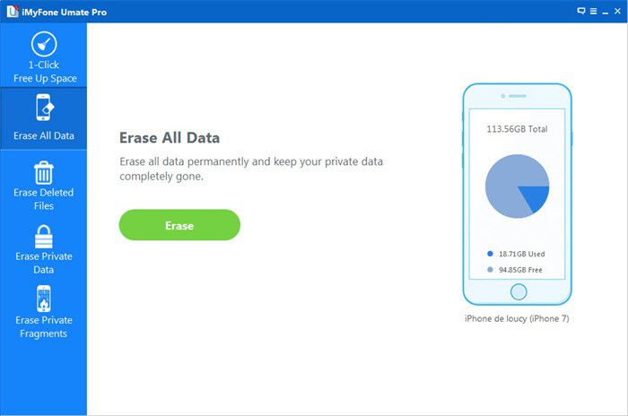 erase all data iPhone