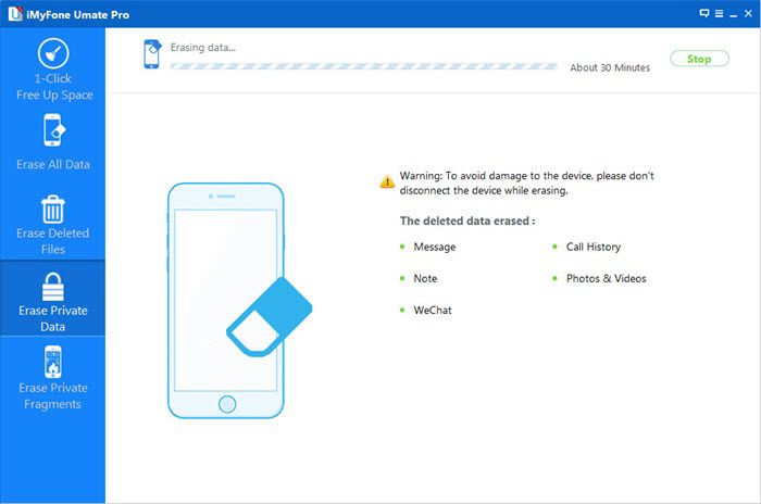 erase files from iPhone 6s