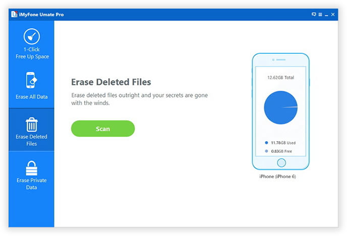 Erase Deleted Files on the iPhone 6s