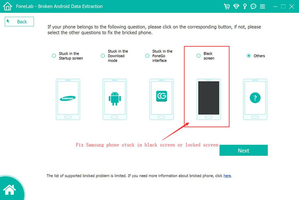 fix broken samsung note 5 with locked screen