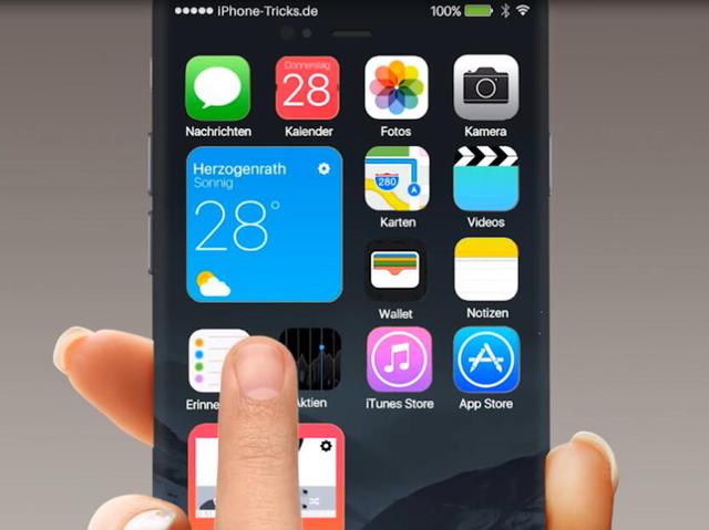 Fabulous design, iPhone 7 force equipped with high-definition format iOS10 system conceptual design