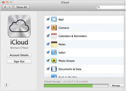 synd contacts to iPhone via iCloud