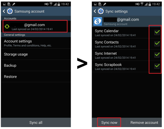 backup sms from Samsung to S-Cloud