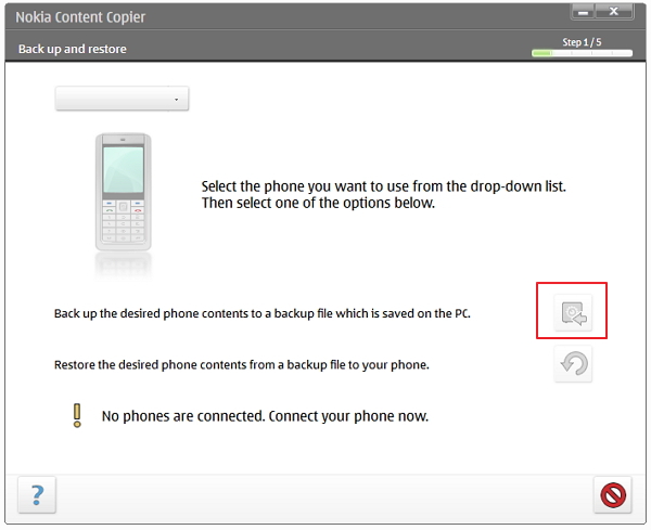 backup Nokia with Nokia PC Suite