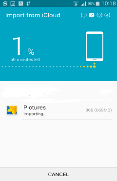 switch pictures, music, videos and other media data from Samsung to Galaxy S6