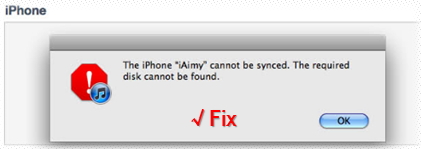 iPhone Can't be Synced to iTunes