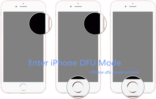 Enten Recovery Mode and downgrade to iOS 9.3.3
