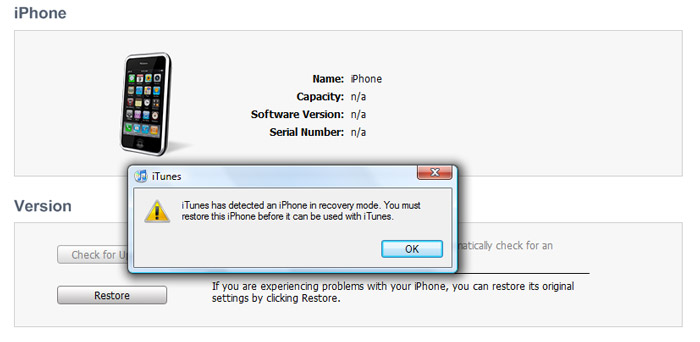 restore iPhone factory reset