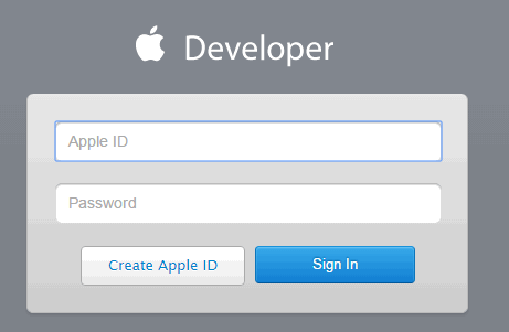 login in apple account