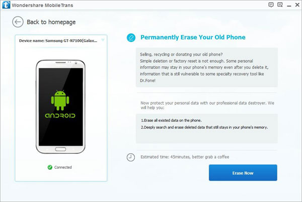 Erase Phone Data Permanently