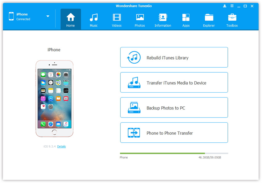 connect iPhone 7 to PC