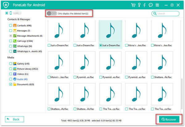 recover documents on broken Samsung