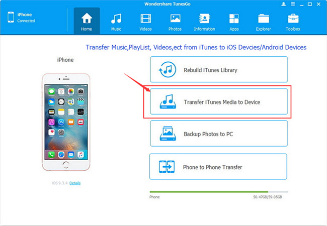 transfer iTunes music to Samsung S6,S7